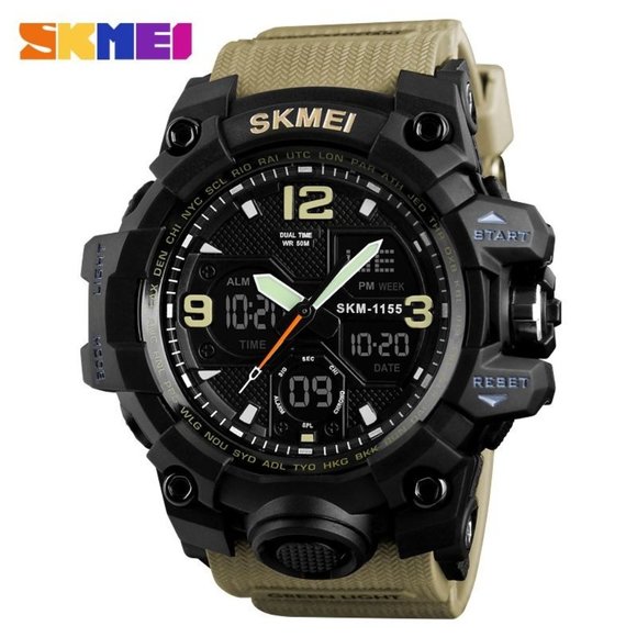 TWO Military Style Watches - Picture 1 of 9